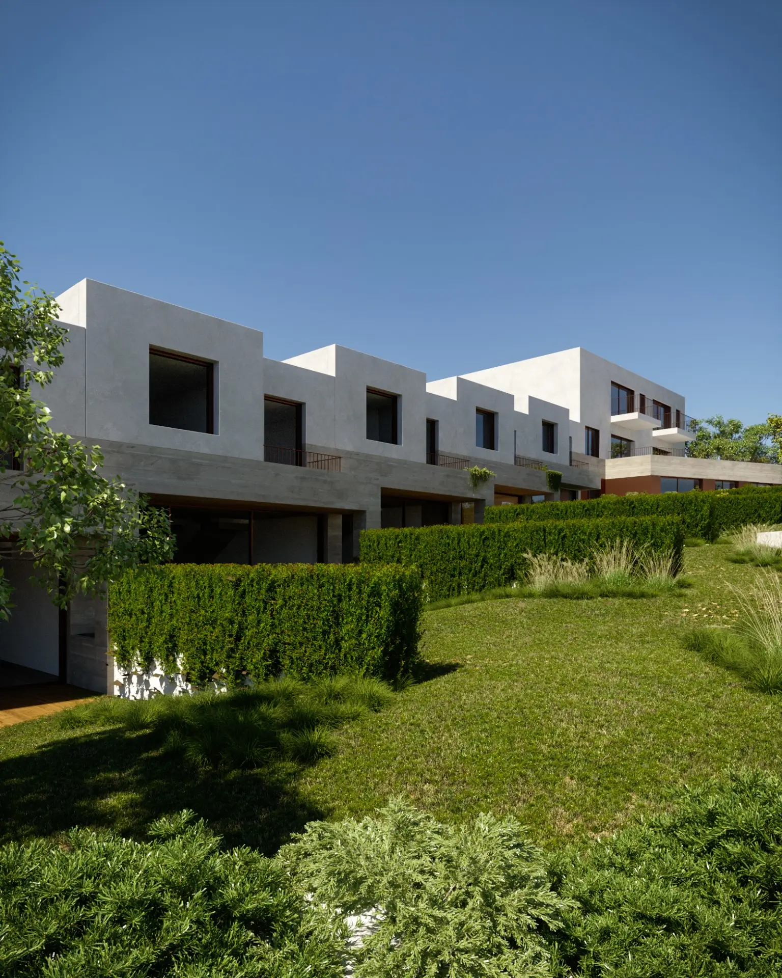 Velocity Delta – row of villas with private gardens