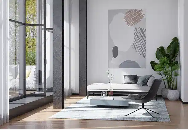 Velocity Palácio – living room with large windows