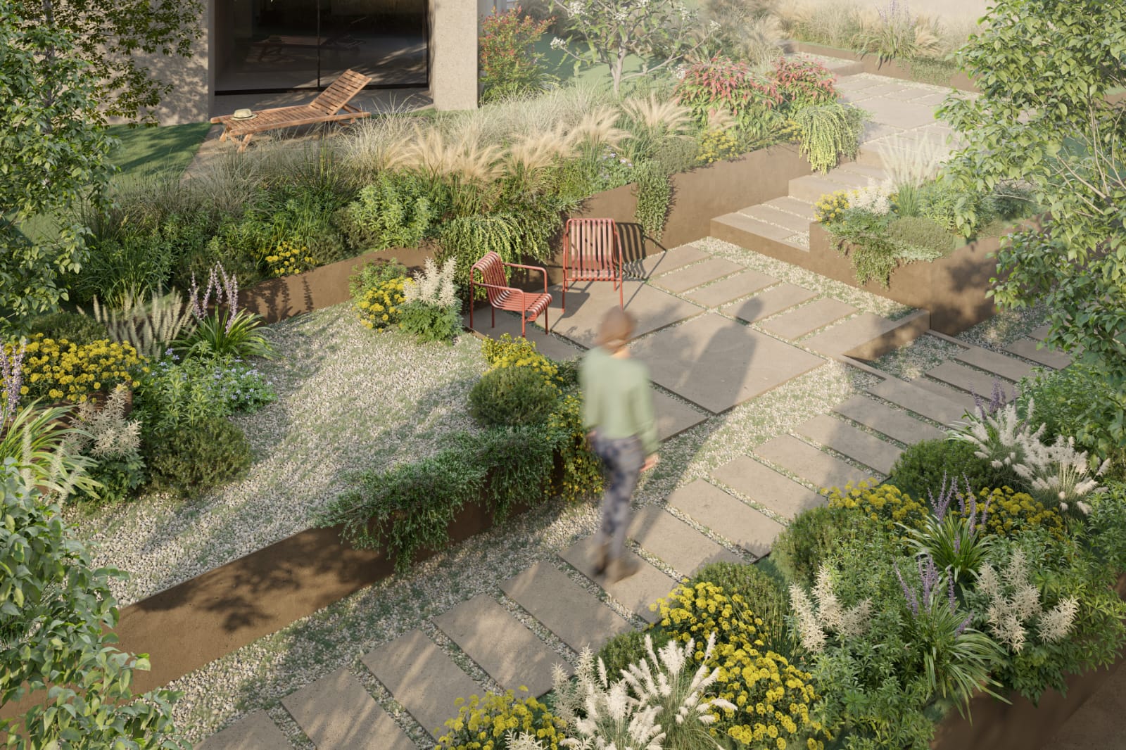 Velocity Harmony – landscaped communal garden