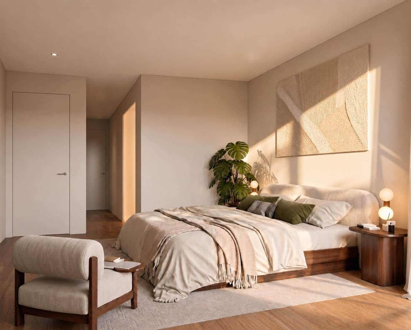 Velocity Pulse – bedroom with balcony door